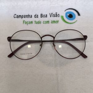 OCULOS REDONDO VINHO – METAL